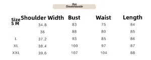 Detailed size chart for short sleeve floral dress showing shoulder, bust, waist measurements