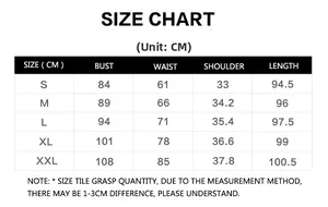 Size chart in CM for V-neck beach dress showing bust, waist, and length measurements