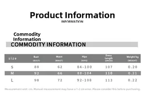 Detailed size chart for zebra print backless dress including bust waist and hip measurements
