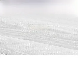 Detail of zebra print fabric material made of 88% polyester and 12% spandex blend