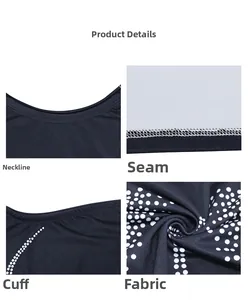 Detail view of the neckline, stitching, cuffs and printed fabric of the bodycon dress
