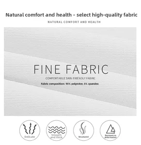 Macro detail of white ribbed knit fabric made of 95% polyester and 5% spandex blend