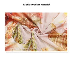 Nahaufnahme von weichem Mesh-Gewebe mit lebendigen floralen Digitaldruckmustern