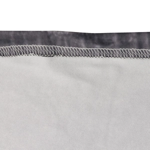 Winter long dress featuring marble print fabric and high-quality overlock stitching details