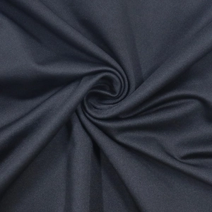 Macro detail of charcoal grey knitted fabric texture with smooth mercerized finish