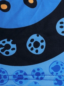 Robe à manches longues pour femmes avec imprimé géométrique tribal et fermeture éclair