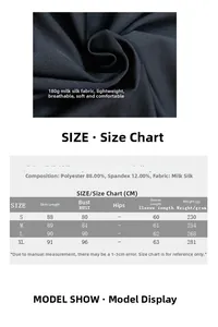Guida alle taglie per abito stampa geometrica, misure S-XL e specifiche del materiale
