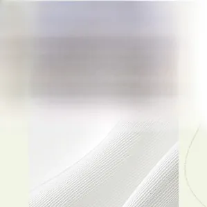 Close-up of white waffle texture fabric for strapless top and skirt summer set