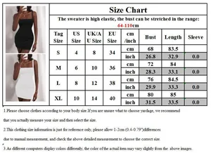 Size chart for high elasticity knit bodycon dress with US UK AU EU conversion and CM INCH units