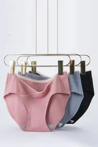 Lace maternity panties detail showing the low-waist V-shape design in silk cotton