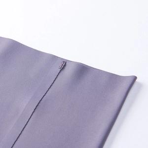 Close-up of seamless purple panties with laser-cut edges and high-elastic fabric detail