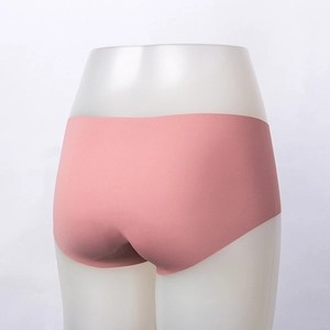 Detail of seamless antimicrobial panties with laser-cut edges on a mannequin