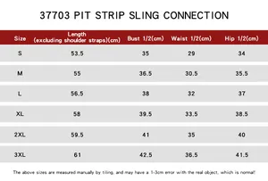 Detailed size chart for V-neck ribbed bodysuit with measurements from S to 3XL
