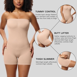 Damen Body Shaper in Nude mit Bauch-weg-Effekt und Po-Lifting-Funktion für eine Silhouette