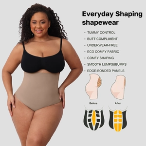 Intimo contenitivo a vita alta con effetto pancia piatta e tecnologia modellante seamless