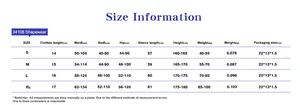 Size chart with measurements in cm and kg for seamless bodysuit shapewear in S, M, L, XL
