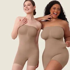 Women Seamless Bodysuit Shapewear Tummy Control Butt Lift Body Shaper Slimming Underwear Nylon Spandex Body Suit For Women