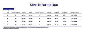 Detailed size guide for plus size shapewear top including waist and bust measurements