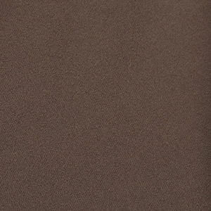 Macro detail of the dark brown knitted fabric showing fine texture and soft material