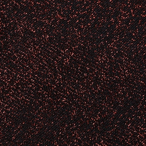 Vue macro du tissu noir et rouge pailleté avec une texture métallique de robe de soirée