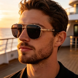 Sunglasses Steampunk Square Metal Frame Mesh Side Shields UV400 Vintage Industrial Style Men Women