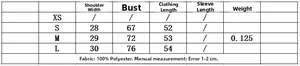 Size chart for French low-cut lace-up corset top with polyester fabric measurements