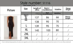 Detailed size chart for the strapless pearl bow dress showing bust and waist dimensions
