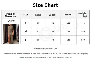 Detailed size chart for the solid color slim fit sleeveless bodycon maxi dress