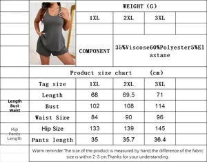 Tabella taglie 1XL-3XL per il set pigiama e abbigliamento da casa taglie forti