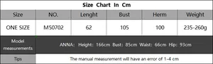 Detailed size chart for women knit cardigan vest with bust and length measurements