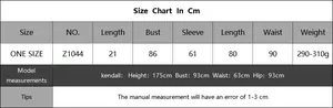 Detailed size chart for sexy cutout heart jacquard top and lace-up skirt set in cm