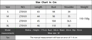 Size guide table for crochet bow cardigan featuring S to XL measurements and fit data