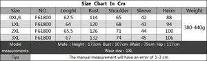 Tableau des tailles détaillé pour pull rayé grande taille avec mesures du mannequin