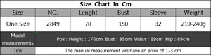 Detailed measurement guide and size chart for women's V-neck beach dress with dimensions