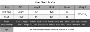 Detailed size chart for women crochet ruffle beach cover up with measurement specifications