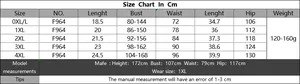Detailed size chart for plus size women's mesh ruffle beach set from size 0XL to 4XL