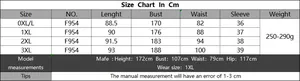 Detailed size chart for plus size lace beach cardigan with measurements and model information