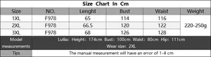 Detailed size chart for plus size hollow out beach dress with measurements in centimeters