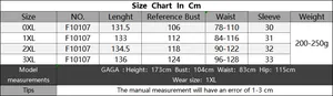 Detailed size guide table for plus size women beach maxi dress including cm measurements