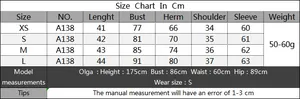 Size chart with measurements for floral print mesh crop top including bust and length