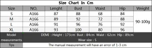 Detailed size chart in centimeters for women's lace sexy hollow beach cover up dress