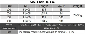 Detailed size chart for plus size mesh beach cover-up skirt with elastic waist specifications