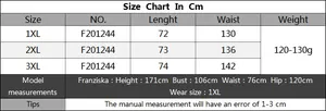 Tabella taglie per camicetta taglie forti da donna con misure dettagliate da 1XL a 3XL