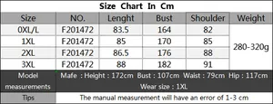 Guide des tailles détaillé pour robe de plage au crochet col V grande taille 0XL à 3XL