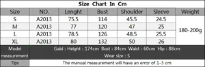 Size chart table for mesh beach cover-up with length, bust, and shoulder dimensions