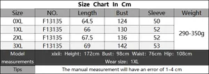 Size chart for women plus size colorblock heart embroidery sweater in cm sizes 0XL to 3XL