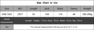 Detailed size chart in cm for ethnic beach dress featuring model measurements and fit guide