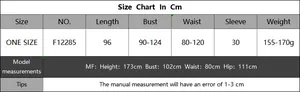 Detailed size chart for plus size leopard print beach dress with specific body measurements