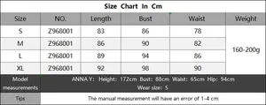 Detailed size chart for sexy hollow-out beach cover up dress showing S to XL measurements