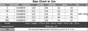 Guide des tailles pour gilet en cachemire léopard avec mesures détaillées en cm S-XXL